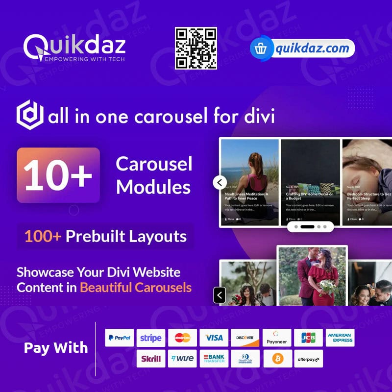 All in One Carousel for Divi